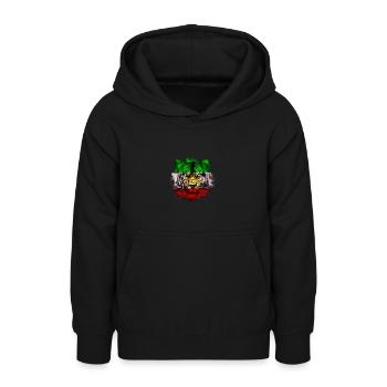 Persia - Teen Hoodie - black - Front - AI Model Teenager Male light (155cm)