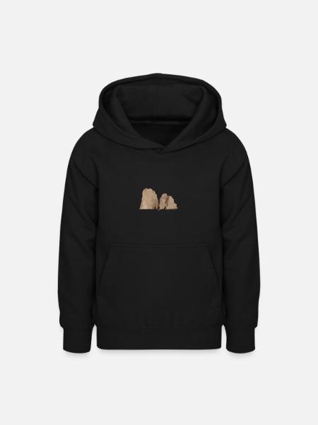 Steine / Felsen - Teenager Hoodie - Schwarz