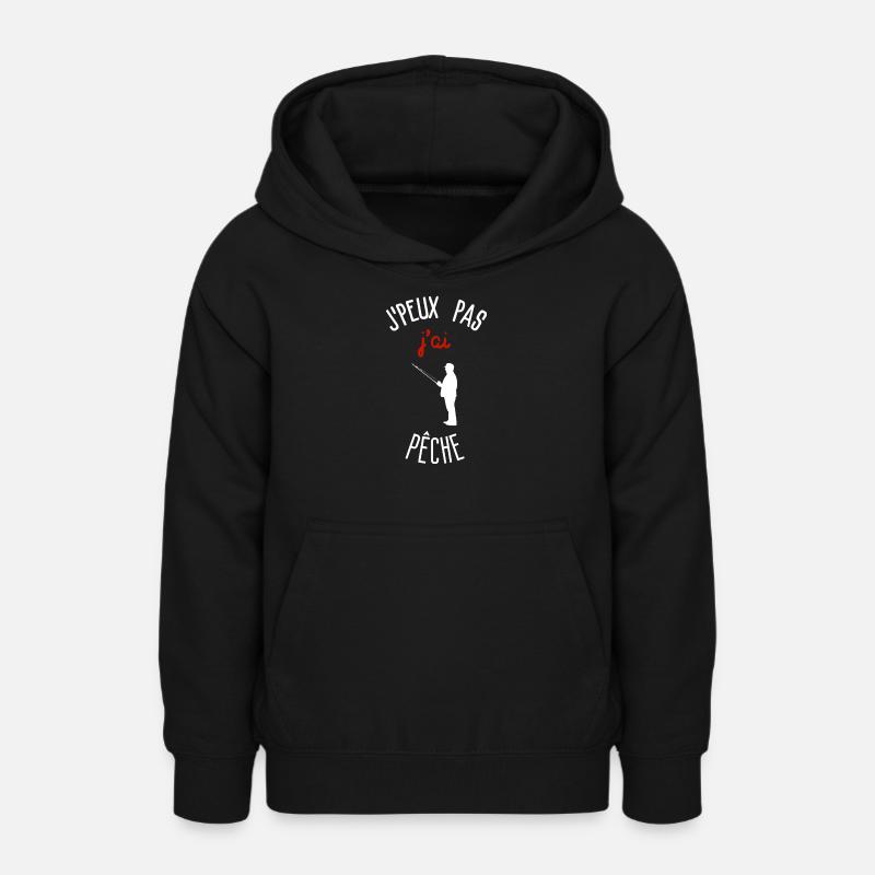 J peux pas j ai pêche - Sweat à capuche Ado - noir
