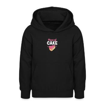 Gâteau Tartelette Décoration Gâteau - Sweat à capuche Ado - noir - Devant - AI Model Teenager Male light (155cm)