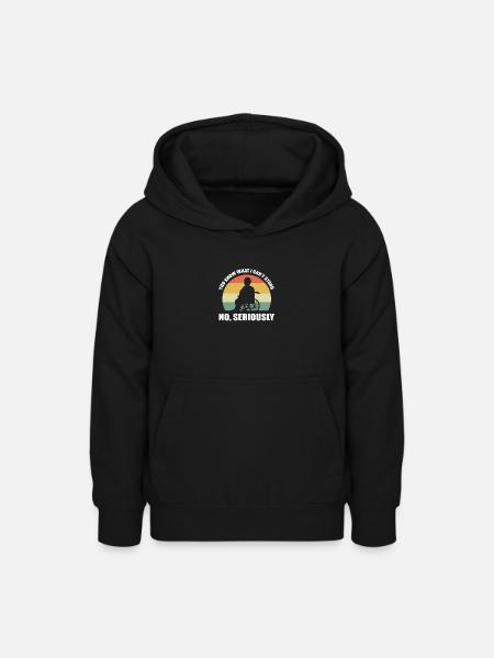 Rollstuhl - Teenager Hoodie - Schwarz