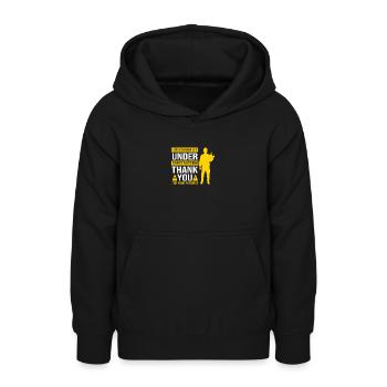 Bauarbeiter Baustelle - Teenager Hoodie - Schwarz - Vorne - AI Model Teenager Male light (155cm)