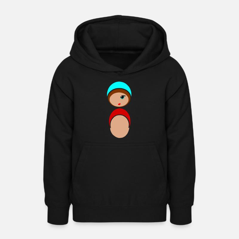 Poignet - Sweat à capuche Ado - noir