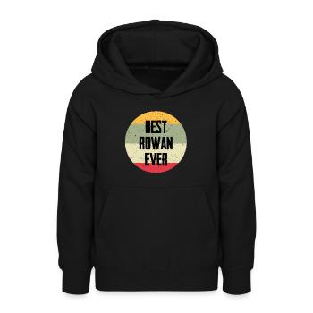 Le meilleur sorbier de tous les temps - Sweat à capuche Ado - noir - Devant - AI Model Teenager Male light (155cm)
