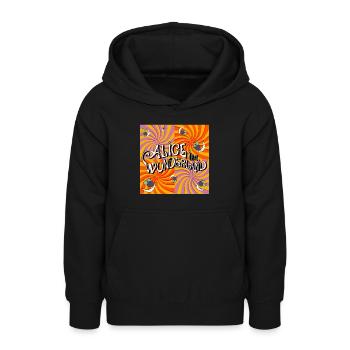 Alice Im Wunderland Verdrehte Welt - Teenager Hoodie - Schwarz - Vorne - AI Model Teenager Male light (155cm)