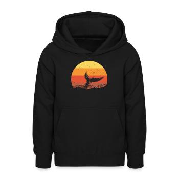 Requin requin - Haifisch - Teenager Hoodie - Schwarz - Vorne - AI Model Teenager Male light (155cm)