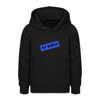 Membre Vip - Sweat à capuche Ado - noir - Devant - AI Model Teenager Male light (155cm)