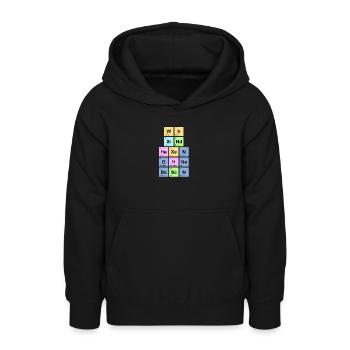 wir sind Hexen ohne Besen - Chemische Elemente - Teenager Hoodie - Schwarz - Vorne - AI Model Teenager Male light (155cm)