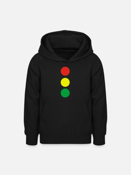 Ampel - Teenager Hoodie - Schwarz