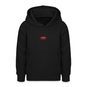 Jeux de rôle fantastiques Larp Larping - Sweat à capuche Ado - noir - Devant - AI Model Teenager Male light (155cm)