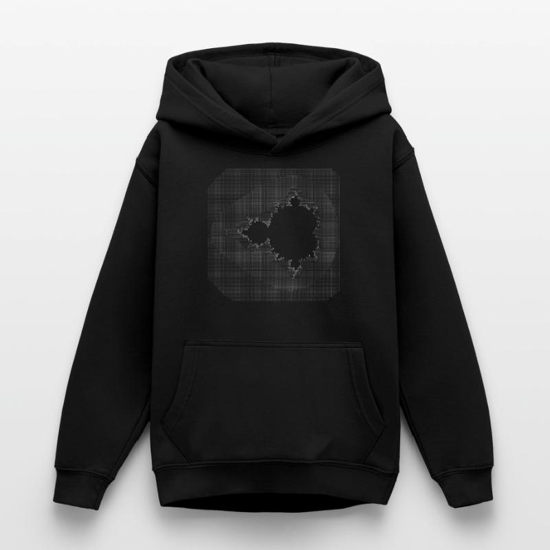 nerd mandelbrot ascii code programmer pc hacker IT Teen Hoodie