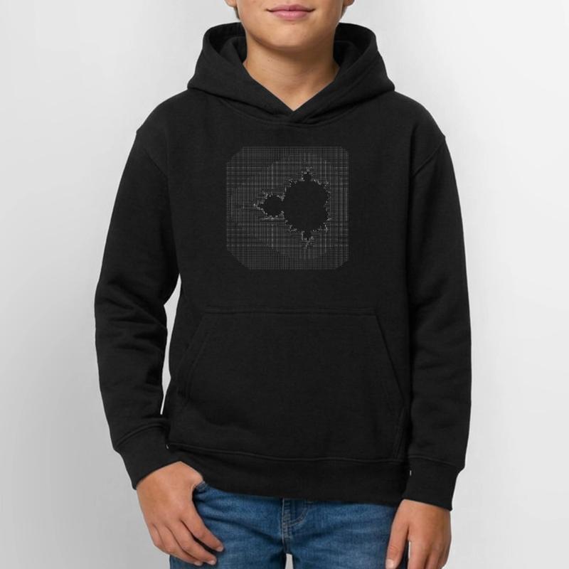 nerd mandelbrot ascii code programmer pc hacker IT Teen Hoodie