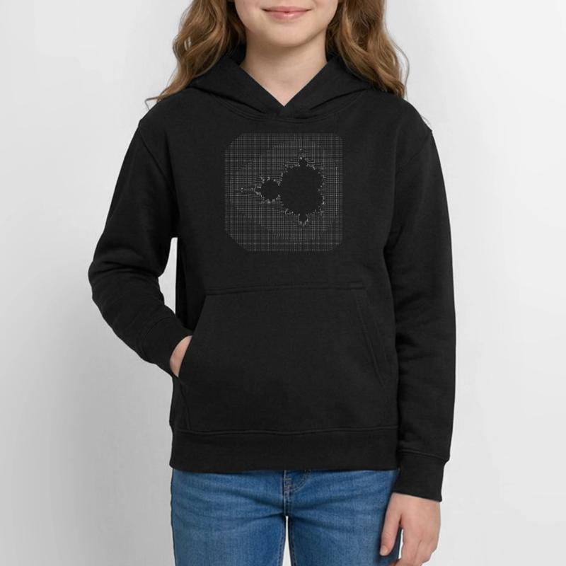 nerd mandelbrot ascii code programmer pc hacker IT Teen Hoodie