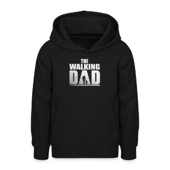 Vatertag, Walking Dad Geschenk für werdende Papas - Teenager Hoodie - Schwarz - Vorne - AI Model Teenager Male light (155cm)