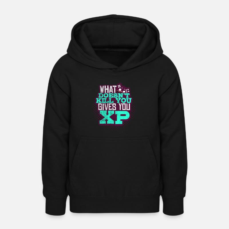 Gamers gamers - Sweat à capuche Ado - noir
