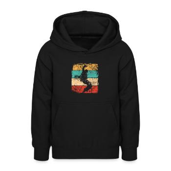 Breakdancer breakdance - Sweat à capuche Ado - noir - Devant - AI Model Teenager Male light (155cm)