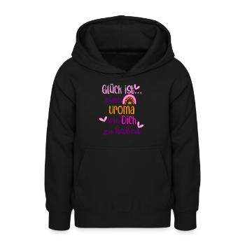 Uroma Urgroßmutter Tasse Geschenkidee - Teenager Hoodie - Schwarz - Vorne - AI Model Teenager Male light (155cm)