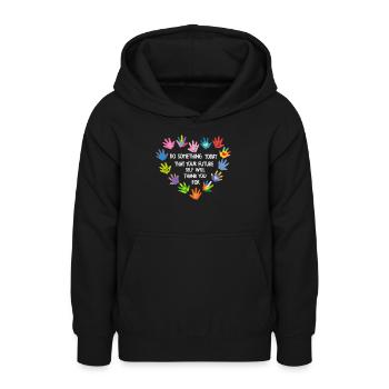 Do Something Today That Your Future Self Will - Teenager Hoodie - Schwarz - Vorne - AI Model Teenager Male light (155cm)