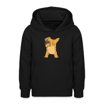 Chinese Shar Pei Dog Kids Dabbing Shar Pei Dog - Teenager Hoodie - Schwarz - Vorne - AI Model Teenager Male light (155cm)