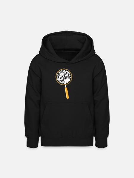 Privatdetektiv - Teenager Hoodie - Schwarz