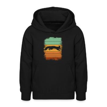Eichhörnchen - Teenager Hoodie - Schwarz - Vorne - AI Model Teenager Male light (155cm)