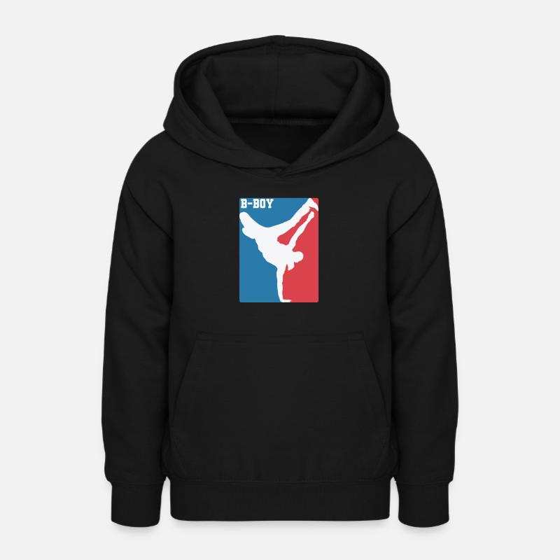 Breakdance B-Boy Hip-Hop et Funk - Sweat à capuche Ado - noir