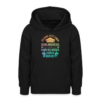 Schulabschluss Abschluss Abi Realschule Abitur - Teenager Hoodie - Schwarz - Vorne - AI Model Teenager Male light (155cm)