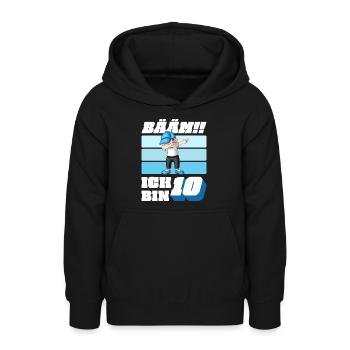 10. Geburtstag Jungen Jungs 10 Jahre Kinder - Teenager Hoodie - Schwarz - Vorne - AI Model Teenager Male light (155cm)