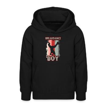 Breakdance Junge Tänzer Breakdancing - Teenager Hoodie - Schwarz - Vorne - AI Model Teenager Male light (155cm)
