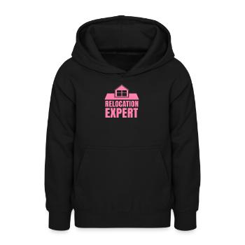 Umzug Experte Umziehen Umzüge Umzugsfirma - Teenager Hoodie - Schwarz - Vorne - AI Model Teenager Male light (155cm)