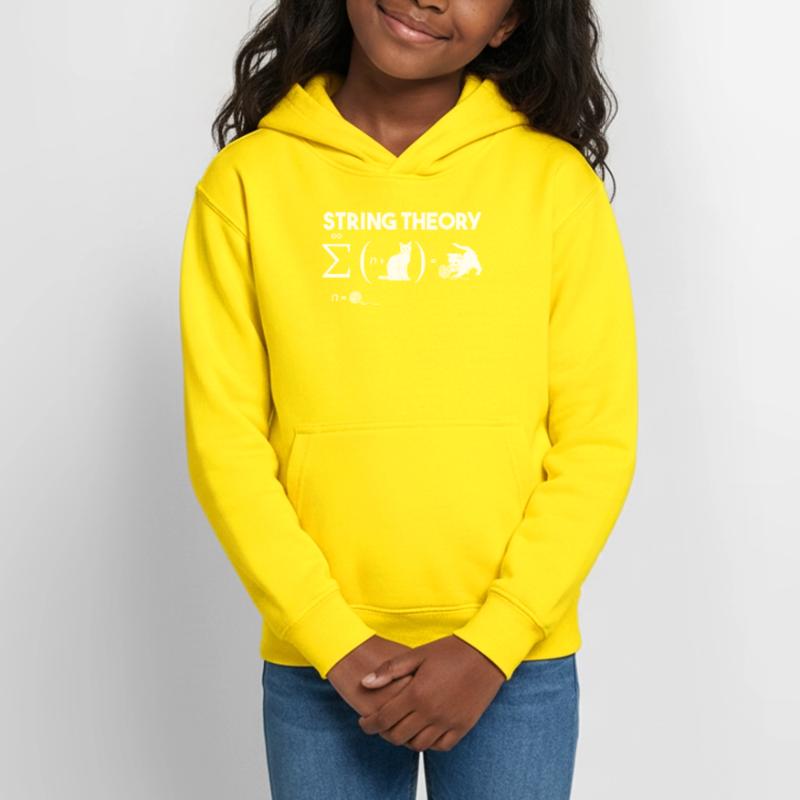 Cat String Theory Wool Quantum Mechanics Math Teen Hoodie