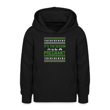 hässlicher Weihnachtspullover - Teenager Hoodie - Schwarz - Vorne - AI Model Teenager Male light (155cm)
