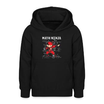 Mathe Ninja Mathematik Mathematiker Lehrer Student - Teenager Hoodie - Schwarz - Vorne - AI Model Teenager Male light (155cm)