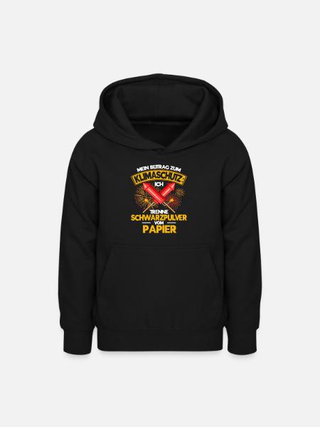 Feuerwerk Feuerwerker Pyrotechniker Geschenk - Teenager Hoodie - Schwarz