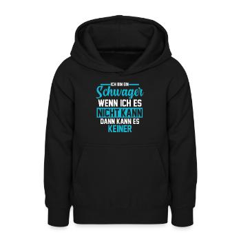 Schwager - Teenager Hoodie - Schwarz - Vorne - AI Model Teenager Male light (155cm)