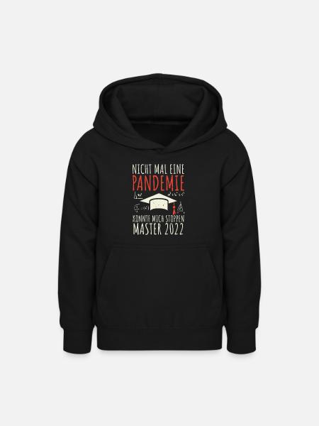 Master Abschluss Master 2022 - Teenager Hoodie - Schwarz