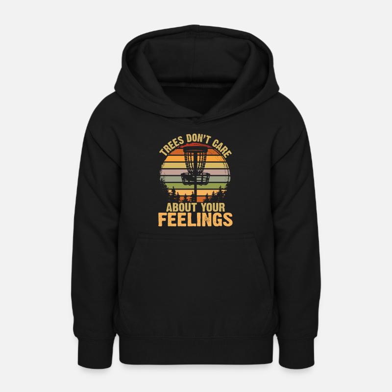 Les arbres ne se soucient pas de vos sentiments Vintage - Sweat à capuche Ado - noir