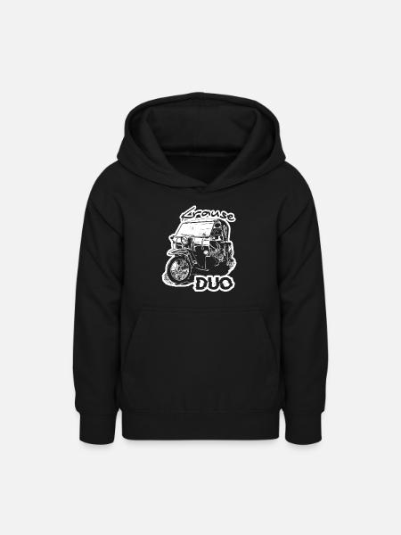 Krause Duo - Teenager Hoodie - Schwarz