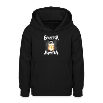Hamster Gangsta Hamsta - Teenager Hoodie - Schwarz - Vorne - AI Model Teenager Male light (155cm)
