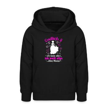 8. Geburtstag Mädchen Geschenk 8 Jahre - Teenager Hoodie - Schwarz - Vorne - AI Model Teenager Male light (155cm)