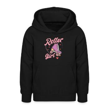 Rollschuhe Laufen Roller Skates - Teenager Hoodie - Schwarz - Vorne - AI Model Teenager Male light (155cm)