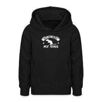 Rats Are Friends Rodent Fiends Rat Owner - Teenager Hoodie - Schwarz - Vorne - AI Model Teenager Male light (155cm)