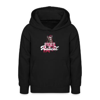 Rat Ratical Rodent Rat Owners Pet - Teenager Hoodie - Schwarz - Vorne - AI Model Teenager Male light (155cm)