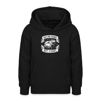 Rats Are Friends Rodent Fiends Rat Owner - Teenager Hoodie - Schwarz - Vorne - AI Model Teenager Male light (155cm)