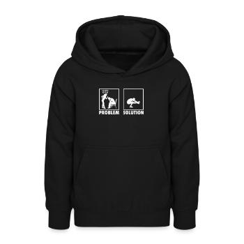 Figure Skating Figure Skaters Statement Problem - Teenager Hoodie - Schwarz - Vorne - AI Model Teenager Male light (155cm)