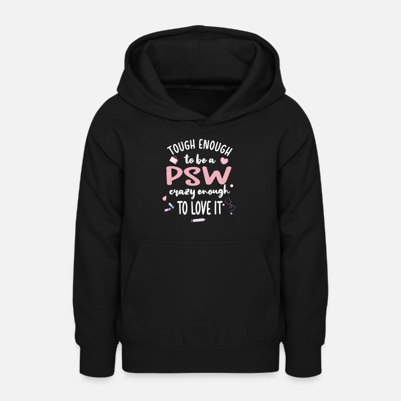 Aide-soignant personnel des services sociaux - Sweat à capuche Ado - noir