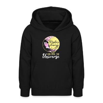 Energy Medicine Positive Energy Healing - Teen Hoodie - black - Front - AI Model Teenager Male light (155cm)