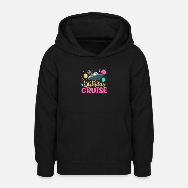 Anniversaire de croisière - Sweat à capuche Ado - noir