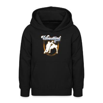 Ringen Ringsport Ringkampf Ringer Wrestler - Teenager Hoodie - Schwarz - Vorne - AI Model Teenager Male light (155cm)
