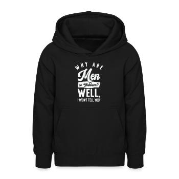 Funny Men So Stur Hilarious Sturheit - Teenager Hoodie - Schwarz - Vorne - AI Model Teenager Male light (155cm)